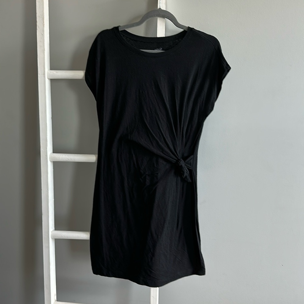 Aerie Heathered T shirt Dress with tie Waist